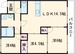 ルークレジデンス姫路Ⅱの間取り画像