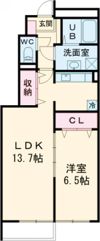 アムール武蔵野の間取り画像