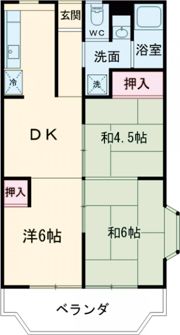 マロニエハイツの間取り画像