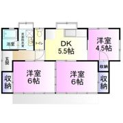 第1中嶋住宅の間取り画像