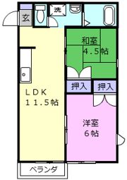 シーサイドパレスの間取り画像