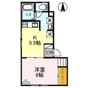 ハイツOの間取り画像