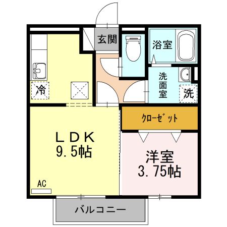 リビングタウン下河端A_間取り_0