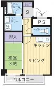アディオ錦町の間取り画像