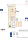ライフネスト楓の間取り画像