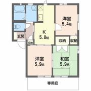メゾンクレールの間取り画像