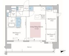 アーバネックス北上野の間取り画像