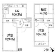 田寺4丁目戸建の間取り画像