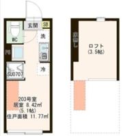 Savoir-faire 大島の間取り画像