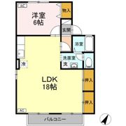 ロイヤルパレス Aの間取り画像
