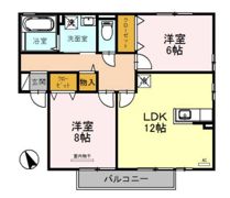 リビングタウン水口 D棟の間取り画像