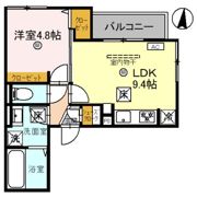 D-Luce黒田-EAST(ディールーチェ)の間取り画像