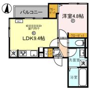 D-Luce黒田-WEST(ディールーチェ)の間取り画像