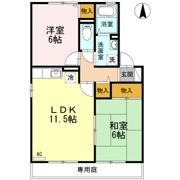 サンシャイン タガミ B棟の間取り画像