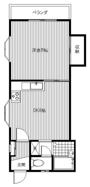 パークフロントAの間取り画像