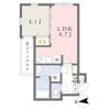 MOVE山王 WESTの間取り画像