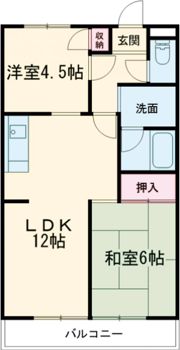 ベルフォーレ日根野の間取り画像