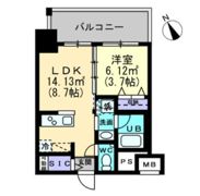 アルファレガロ福田町の間取り画像