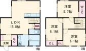 CASITA芳川 Dの間取り画像