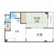 芥川マンションの間取り画像