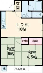 メゾン石川の間取り画像