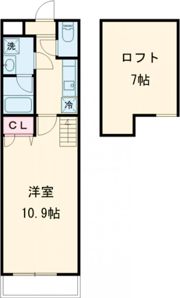 フジパレス津久野Ⅲ番館の間取り画像