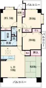 ダイアパレス太田第6の間取り画像