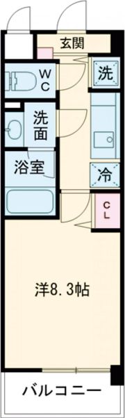 シェソワなかもずの間取り画像