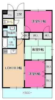ソレーユ五条弐番館の間取り画像