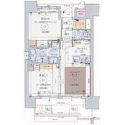 エステムプラザ福岡県庁前ネオシスの間取り画像