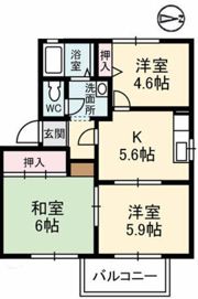 ピアット A棟の間取り画像