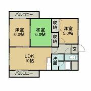 フォーレストヒルS(小牧店)の間取り画像