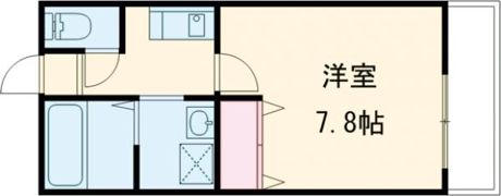 Gradito（グランディート）富雄駅前2番館の間取り画像