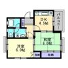 柳ハイツの間取り画像