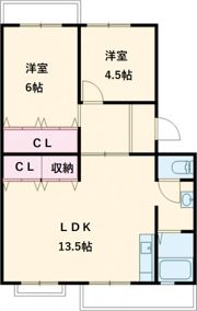 コーポ森脇の間取り画像