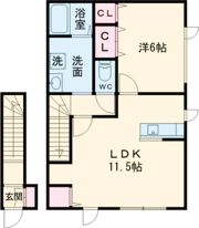 ケイト田家の間取り画像
