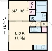 ネクストヴィラB棟の間取り画像