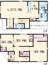 新田町戸建借家C棟の間取り画像
