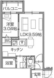Alivis南福岡southの間取り画像