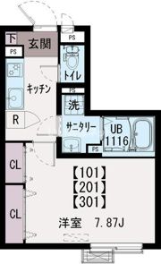 デア八王子の間取り画像