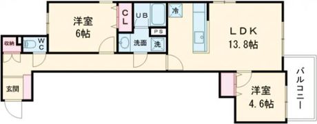 グルーブ明石大蔵の間取り画像