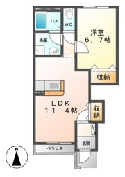 サンブレスの間取り画像