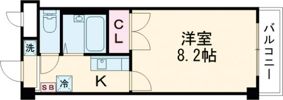 クレスト草津の間取り画像