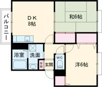 グランドゥールⅠの間取り画像
