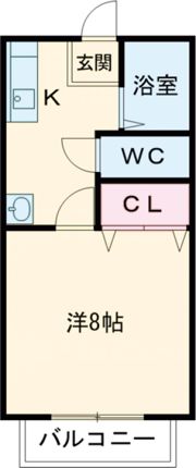 コモンズ朝日の間取り画像