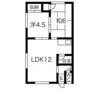 鈴可マンションの間取り画像