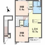 サウスコートの間取り画像