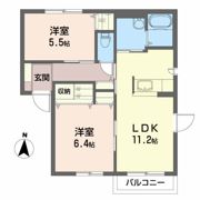 パディ・ヴィレッジ Cの間取り画像