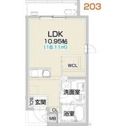 アヴァンセ桜山※FR1か月&初回保証料無料&火災保険料1年分負担キャンペーン中の間取り画像