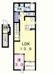 リュミエールBの間取り画像